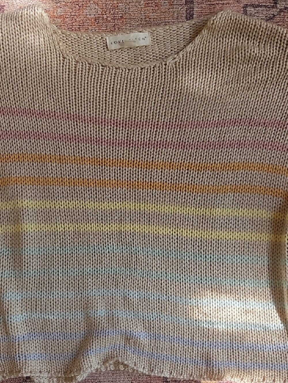 Lovestitch knitted top and Bright Yellow Pleated Midi Skirt from J Crew - Picture 4 of 6